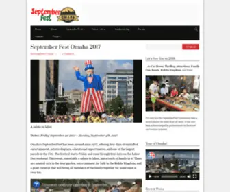 Septemberfestomaha.com(Labor Day Salute) Screenshot