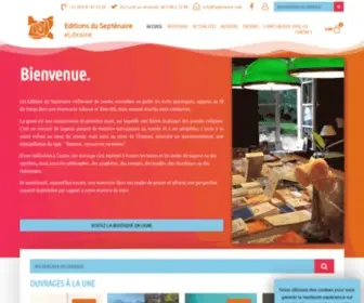 Septenaire.com(Editions du Septénaire) Screenshot