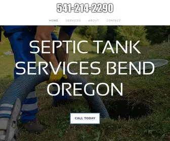 Septicservicesbendoregon.com(Septic Tank Cleaning) Screenshot