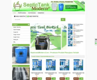 Septictankmodern.com(Produsen Septic Tank Bio Terbaik ISO 9001 Quality) Screenshot