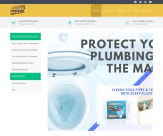 Septicwarranty.com(Environmentally Friendly Septic Maintenance Products) Screenshot