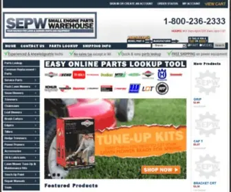 Sepw.com(Small Engine Parts) Screenshot