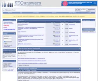 Seqanswers.com(Forum) Screenshot