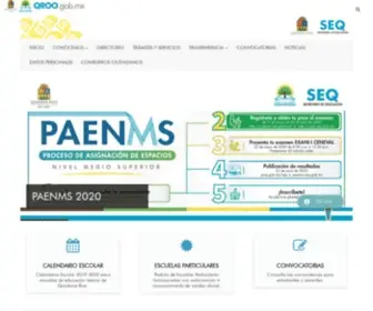 Seq.gob.mx(Secretaría) Screenshot