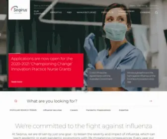 Seqirus.com.au(A World Leader in Influenza Vaccines) Screenshot