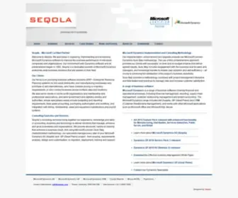 SeqOla.com(Microsoft Dynamics Business Solutions) Screenshot