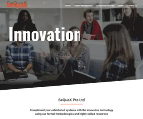 Sequax.com Screenshot