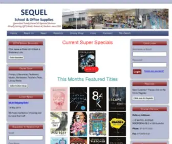 Sequelbooks.com(Home) Screenshot