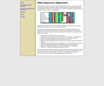 Sequence-Alignment.com(Sequence Alignment) Screenshot