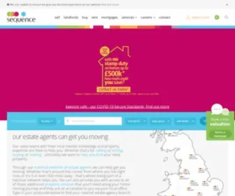 Sequencehome.co.uk(Estate Agents & Letting Agents) Screenshot