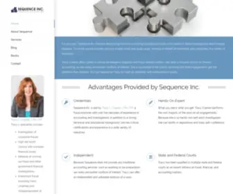 Sequenceinc.com(Chicago and Milwaukee Forensic Accountant Expert Witness) Screenshot