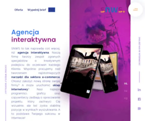 Sequencestudio.pl(Agencja Interaktywna SNWS) Screenshot