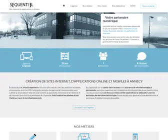 Sequentiel.fr(Sequentiel agence de création d'applications et site) Screenshot
