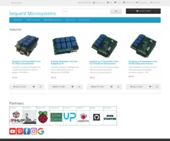 Sequentmicrosystems.com(Sequent Microsystems) Screenshot