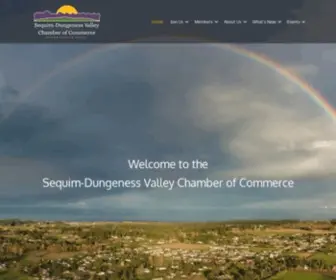 Sequimchamber.com(Sequim-Dungeness Valley Chamber of Commerce & Visitor Information Center) Screenshot