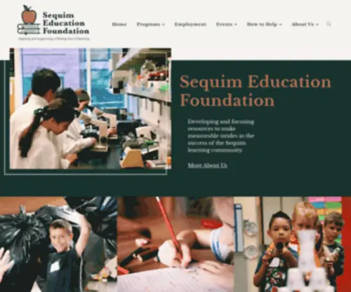 Sequimeducationfoundation.org(Our Mission) Screenshot