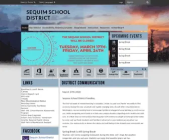 Sequimschools.org(Sequim School District) Screenshot