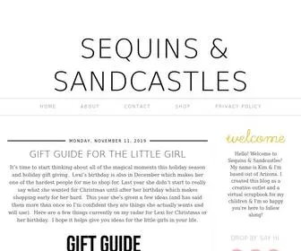 Sequinsandsandcastles.com(SEQUINS & SANDCASTLES) Screenshot