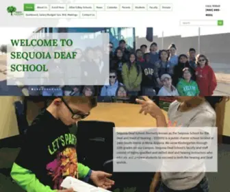 Sequoiadeafschool.org(Where Every Child is Known) Screenshot