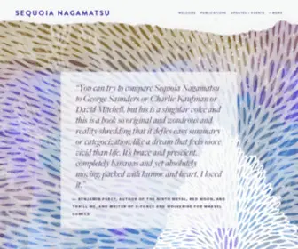 Sequoianagamatsu.com(Sequoia Nagamatsu) Screenshot