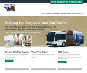 Sequoiashuttle.com(Sequoia Shuttle Home) Screenshot