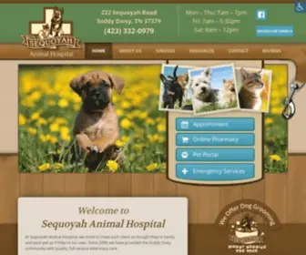 Sequoyahvet.com(Veterinarian in Soddy Daisy) Screenshot