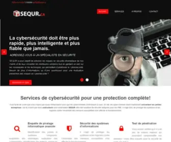 Sequr.ca(Spécialiste en Cybersécurité) Screenshot