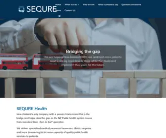 Sequrehealth.com(New Zealand’s only company with a proven track record) Screenshot