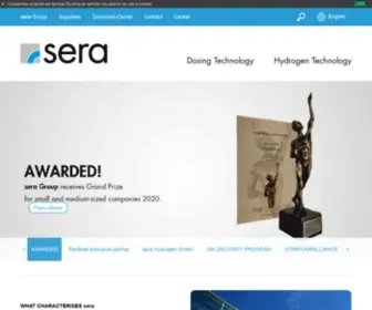 Sera-WEB.com(Sera Dosing and Hydrogen Technology) Screenshot