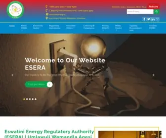 Sera.org.sz(Eswatini Energy Regulatory Authority) Screenshot