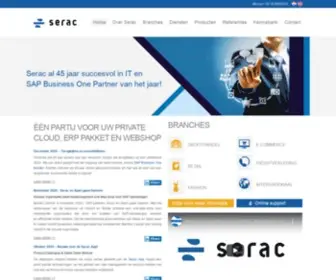 Serac.com(SAP Business One Gold Partner) Screenshot