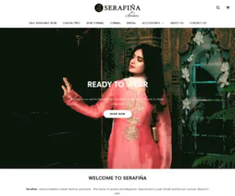 Serafinabyamber.com(Serafiña By Amber) Screenshot