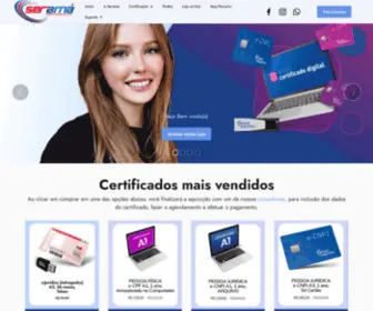 Serama.com.br(Certificação Digital) Screenshot