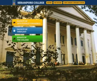 Seramporecollege.org(Serampore College) Screenshot