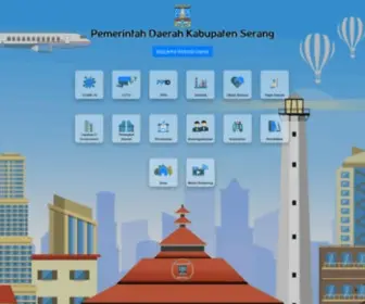 Serangkab.go.id(Website Pemerintah Kabupaten Serang) Screenshot