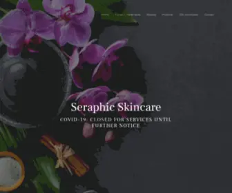 Seraphic-Skincare.com(Seraphic Skincare Specializes in Customized Corrective Peel Treatments) Screenshot