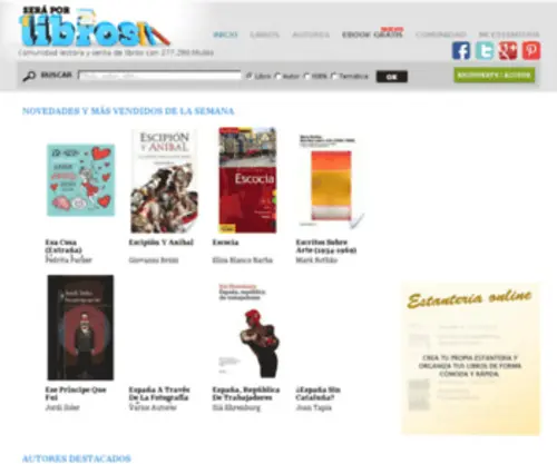 Seraporlibros.com(Portal de libros) Screenshot