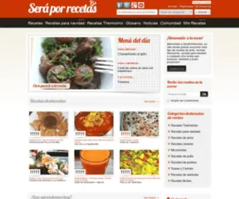 Seraporrecetas.es(La mayor comunidad amantes del buen gourmet) Screenshot