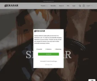 Serasar.com(Premium accessories) Screenshot