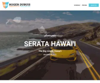 Seratahawaii.com(Ulta-Luxe Lamborghini Adventure in Hawai'i) Screenshot