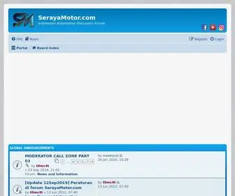 Serayamotor.com(Portal) Screenshot