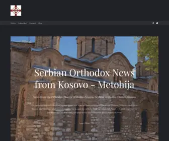 Serb-Orthodox-Kosovo.com(Serbian Orthodox News From Kosovo) Screenshot