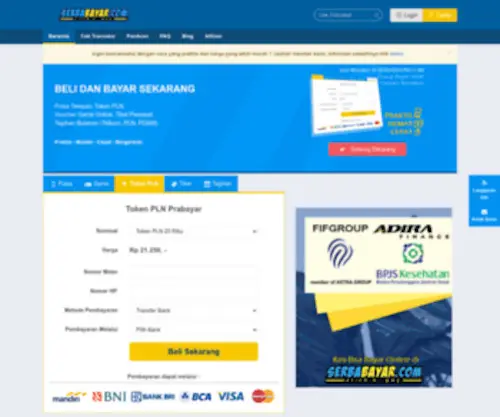 Serbabayar.com(Pusat Beli & Bayar Online) Screenshot