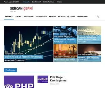 Sercancepni.net.tr(Kişisel Blog) Screenshot