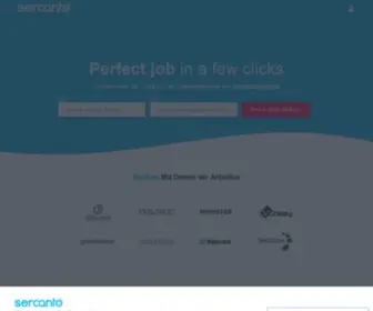 Sercanto.de(Jobangebote, Jobsuche in Deutschland) Screenshot