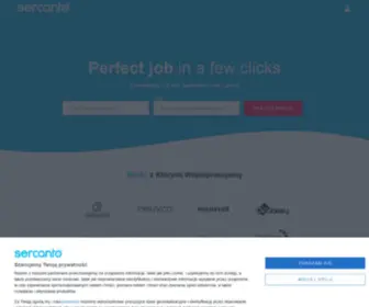 Sercanto.pl(Oferty pracy i możliwości w Polska) Screenshot
