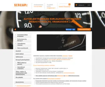 Sercap.fi(Sercap huoltopalvelut Oy) Screenshot