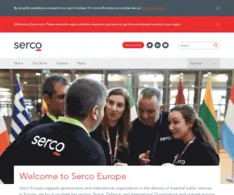 Serco.eu(Serco Europe Serco Europe) Screenshot