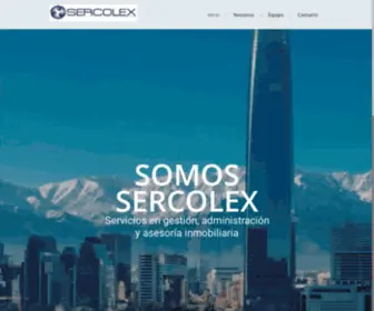 Sercolex.cl(Administración de Edificios) Screenshot