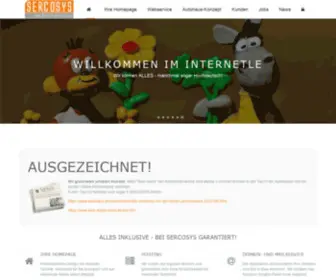 Sercosys.de(Internetdienstleistungen aus einer Hand) Screenshot